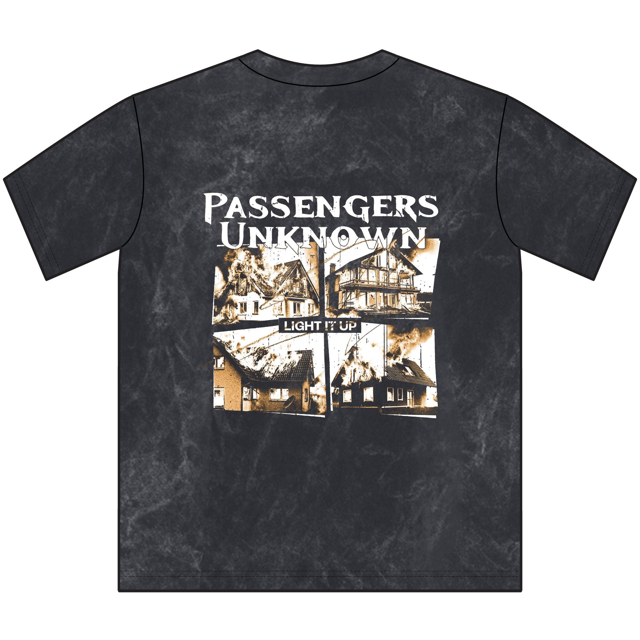 Passengers Unknown Light It Up Vintage Crewneck Unisex Tee